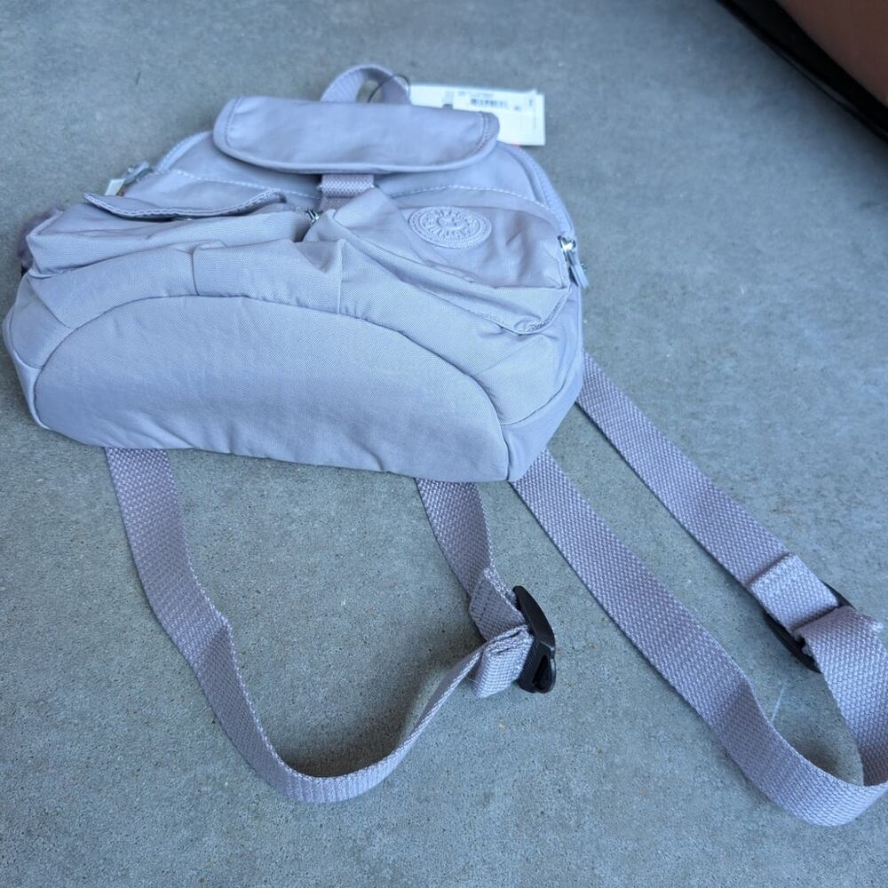 KIPLING Lovebug Mini Backpack Monkey Keychain Dov… - image 9